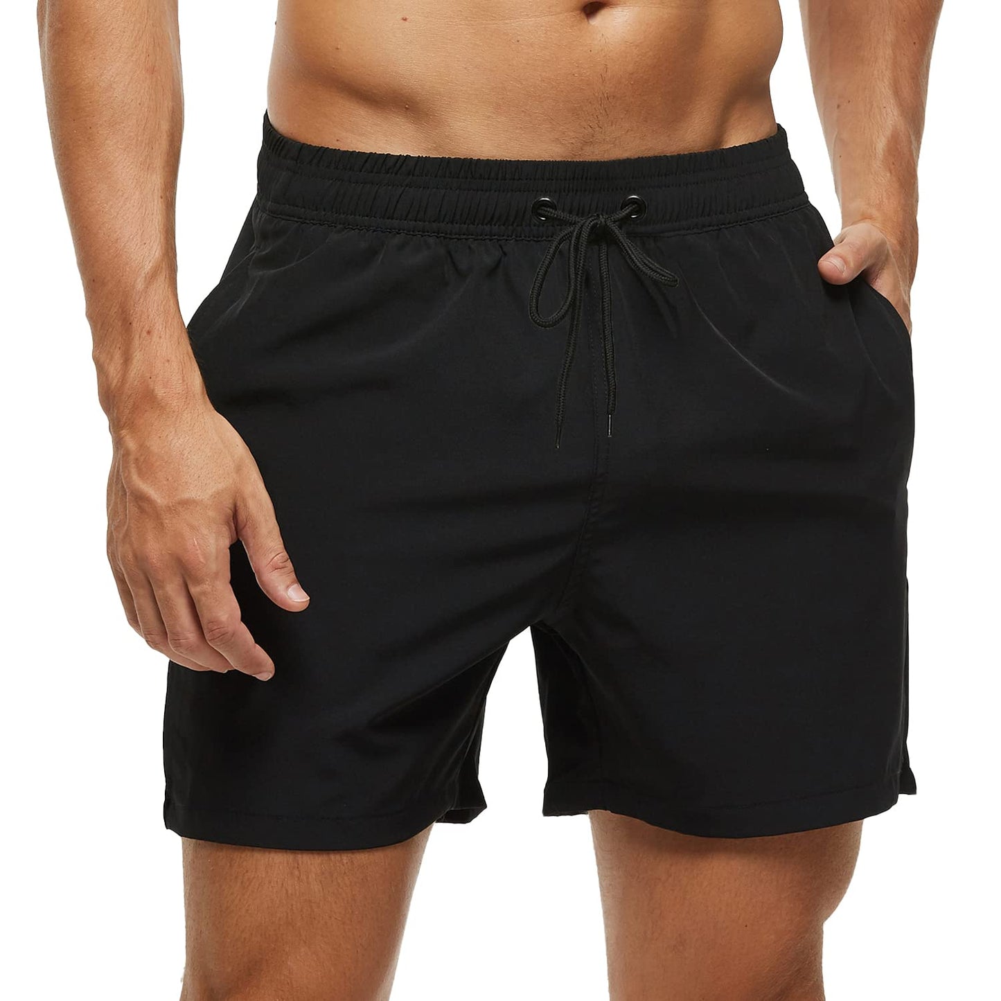 Men's Swim Trunks Quick Dry Beach Shorts with Pockets