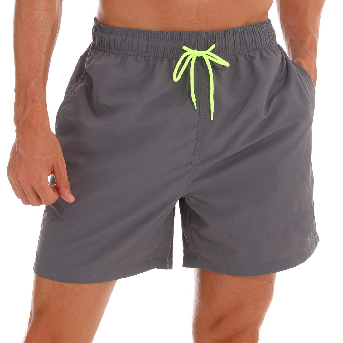 Men's Swim Trunks Quick Dry Beach Shorts with Pockets