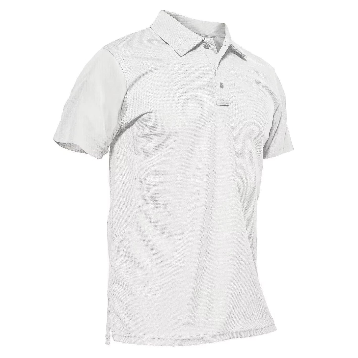 Men's Quick Dry Short Sleeve Polo Shirt, Casual Golf Daily Tops