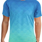 Men's Quick Dry Short Sleeve Sports Tee, Breathable Training Running Tops