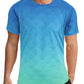 Men's Quick Dry Short Sleeve Sports Tee, Breathable Training Running Tops