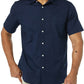 Men's Slim-Fit Short-Sleeve Poplin Shirt