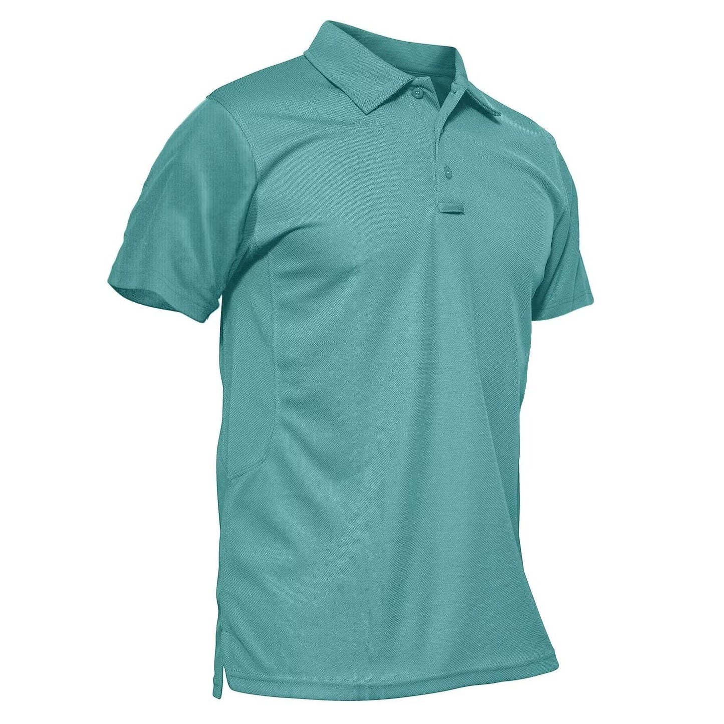 Men's Quick Dry Short Sleeve Polo Shirt, Casual Golf Daily Tops