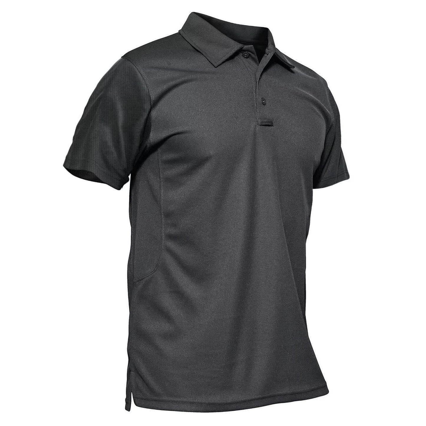 Men's Quick Dry Short Sleeve Polo Shirt, Casual Golf Daily Tops