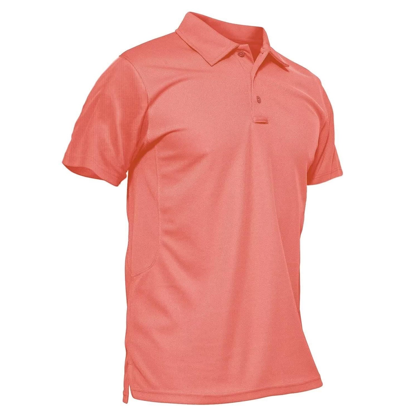 Men's Quick Dry Short Sleeve Polo Shirt, Casual Golf Daily Tops