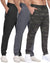 3 Pack Men's Jogger Pants with Zipper Pockets, Casual Sports Trousers for Workout Running