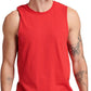 Men's Cotton Blend Sleeveless Muscle Tank Top, Moisture Wicking Anti-Odor Sun Protection Vest