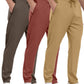 3 Pack Men's Jogger Pants with Zipper Pockets, Casual Sports Trousers for Workout Running