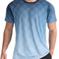 Men's Quick Dry Short Sleeve Sports Tee, Breathable Training Running Tops