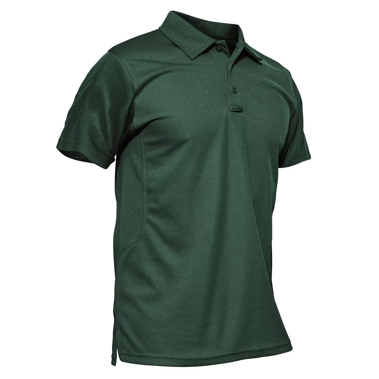 Men's Quick Dry Short Sleeve Polo Shirt, Casual Golf Daily Tops