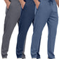 3 Pack Men's Jogger Pants with Zipper Pockets, Casual Sports Trousers for Workout Running