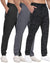 3 Pack Men's Jogger Pants with Zipper Pockets, Casual Sports Trousers for Workout Running