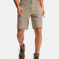 Men's Multi-Pocket Lightweight Outdoor Cargo Shorts, Casual Shorts for Hiking Golf Camping Could you recommend other men's outdoor apparel? Are hooded waterproof jackets available? What features do these hiking cargo shorts have?        What are the advan