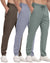 3 Pack Men's Jogger Pants with Zipper Pockets, Casual Sports Trousers for Workout Running