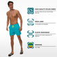 Men's Swim Trunks Quick Dry Beach Shorts with Pockets