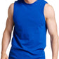 Men's Cotton Blend Sleeveless Muscle Tank Top, Moisture Wicking Anti-Odor Sun Protection Vest