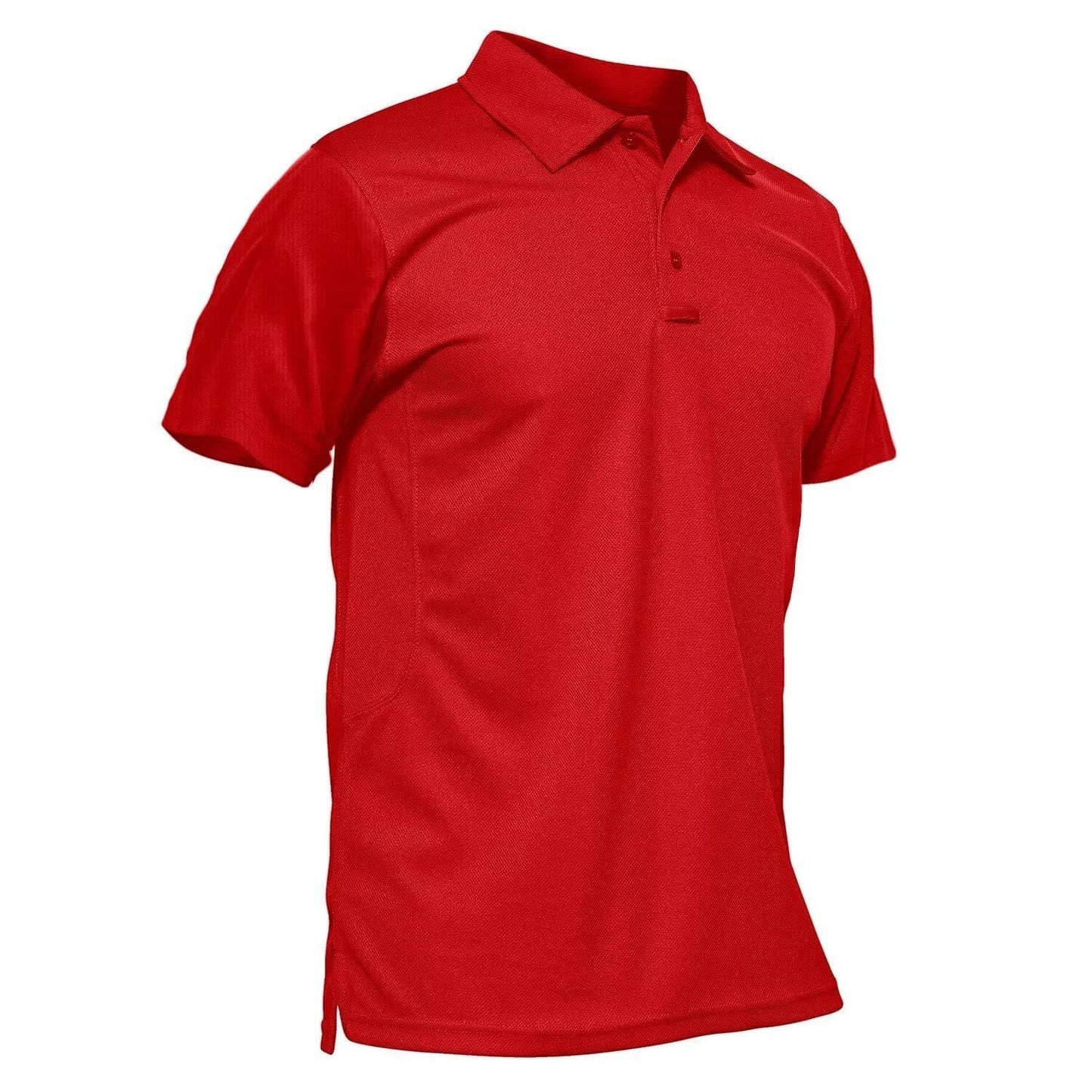 Men's Quick Dry Short Sleeve Polo Shirt, Casual Golf Daily Tops