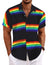 Men's Linen Shirts Short Sleeve Casual Shirts Button Down Shirt for Men Beach Summer Wedding Shirt