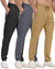 3 Pack Men's Jogger Pants with Zipper Pockets, Casual Sports Trousers for Workout Running