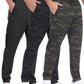 3 Pack Men's Jogger Pants with Zipper Pockets, Casual Sports Trousers for Workout Running