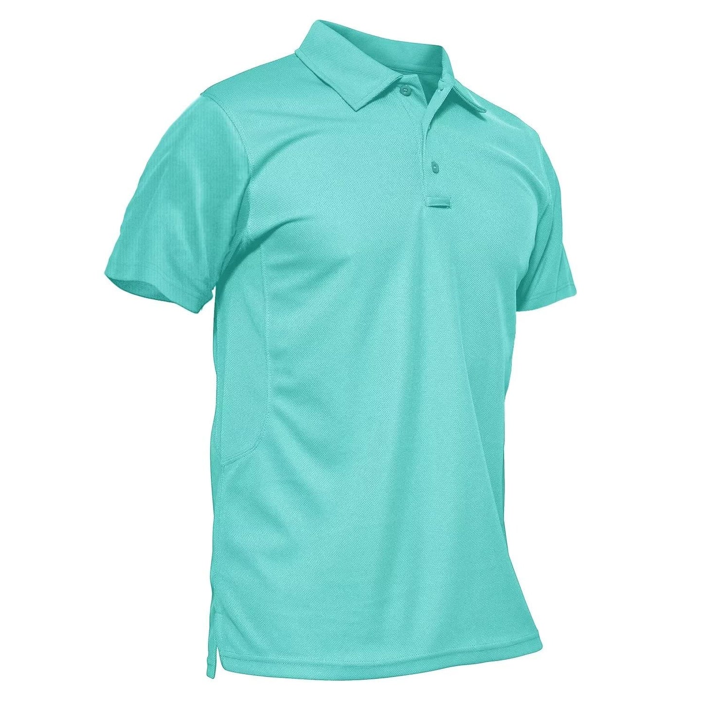 Men's Quick Dry Short Sleeve Polo Shirt, Casual Golf Daily Tops
