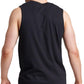 Men's Cotton Blend Sleeveless Muscle Tank Top, Moisture Wicking Anti-Odor Sun Protection Vest