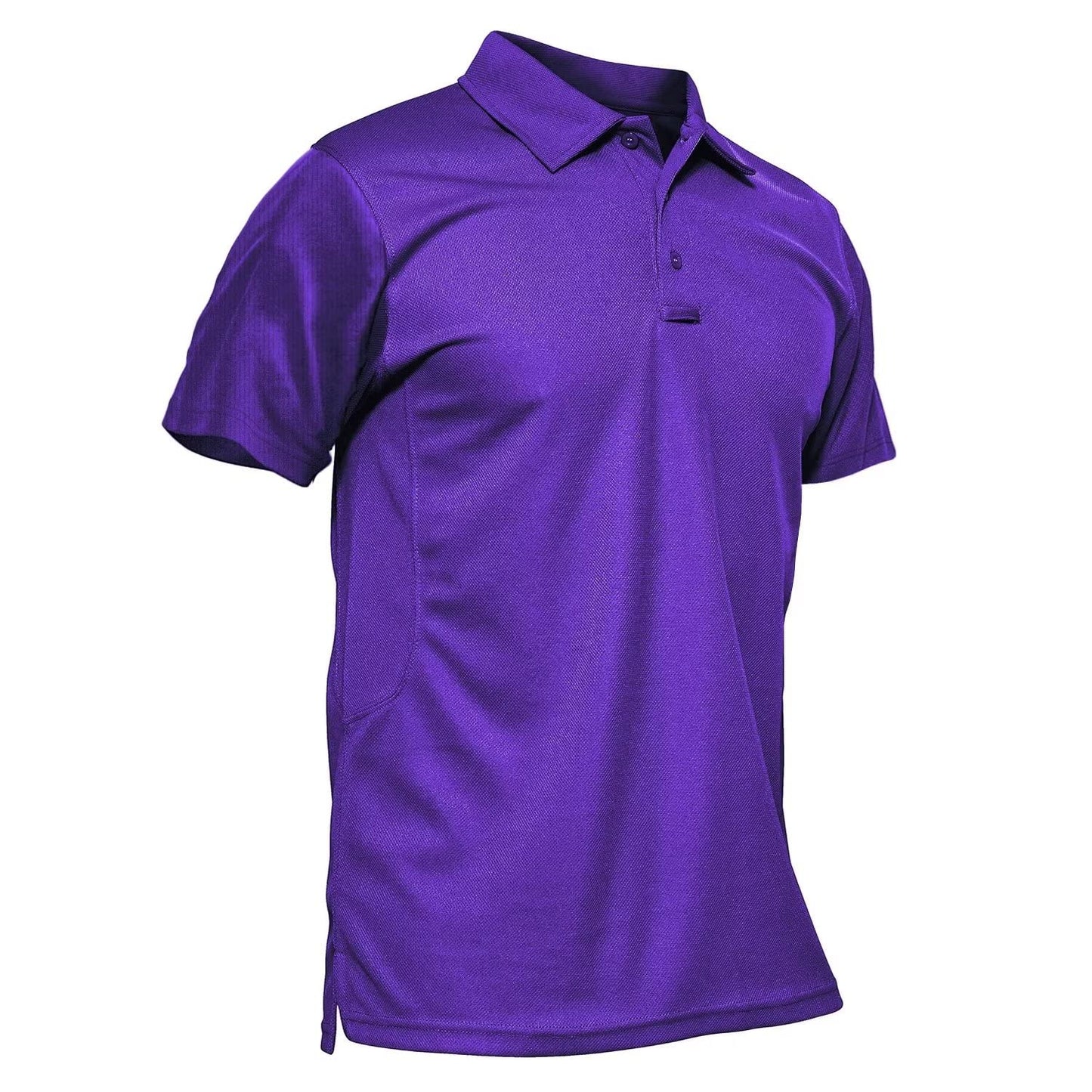 Men's Quick Dry Short Sleeve Polo Shirt, Casual Golf Daily Tops