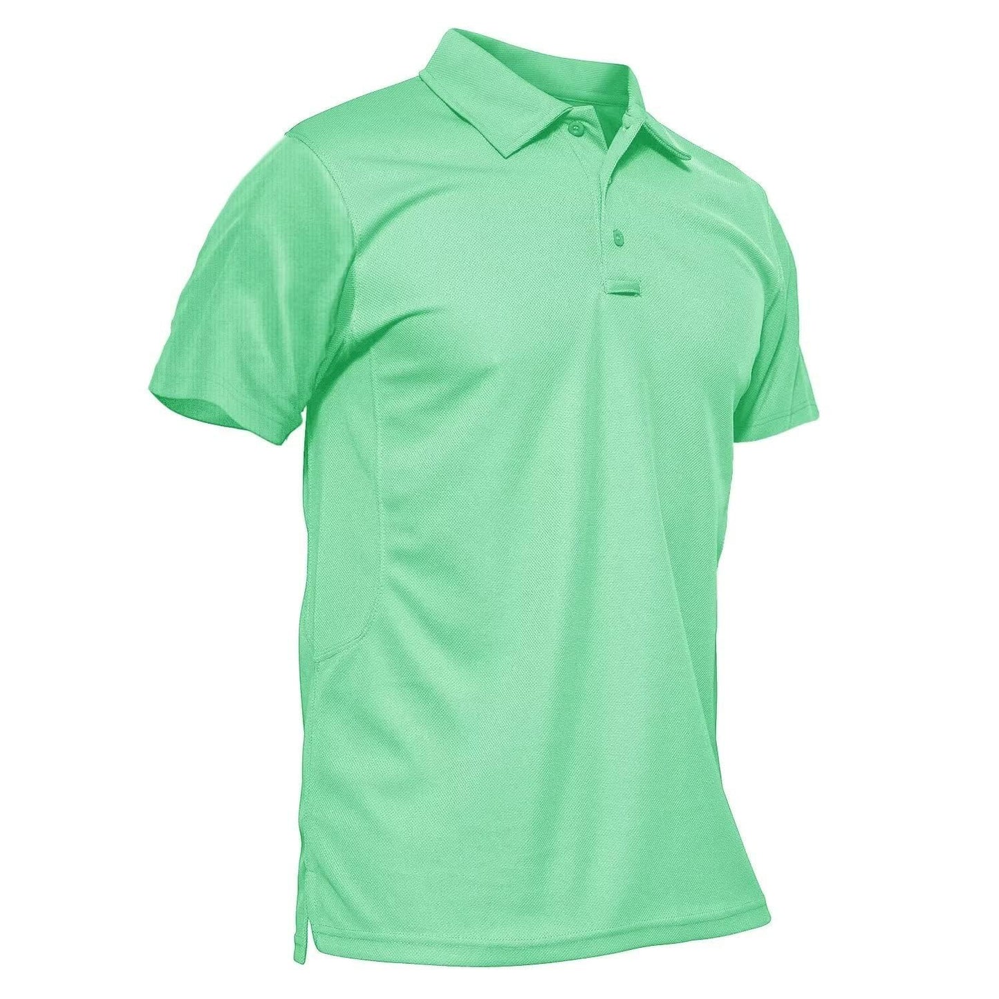 Men's Quick Dry Short Sleeve Polo Shirt, Casual Golf Daily Tops