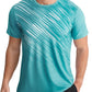 Men's Quick Dry Short Sleeve Sports Tee, Breathable Training Running Tops