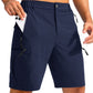 Men's Multi-Pocket Lightweight Outdoor Cargo Shorts, Casual Shorts for Hiking Golf Camping Could you recommend other men's outdoor apparel? Are hooded waterproof jackets available? What features do these hiking cargo shorts have?        What are the advan