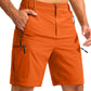 Men's Multi-Pocket Lightweight Outdoor Cargo Shorts, Casual Shorts for Hiking Golf Camping Could you recommend other men's outdoor apparel? Are hooded waterproof jackets available? What features do these hiking cargo shorts have?        What are the advan
