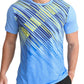 Men's Quick Dry Short Sleeve Sports Tee, Breathable Training Running Tops