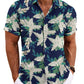 Men's Linen Shirts Short Sleeve Casual Shirts Button Down Shirt for Men Beach Summer Wedding Shirt