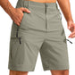 Men's Multi-Pocket Lightweight Outdoor Cargo Shorts, Casual Shorts for Hiking Golf Camping Could you recommend other men's outdoor apparel? Are hooded waterproof jackets available? What features do these hiking cargo shorts have?        What are the advan