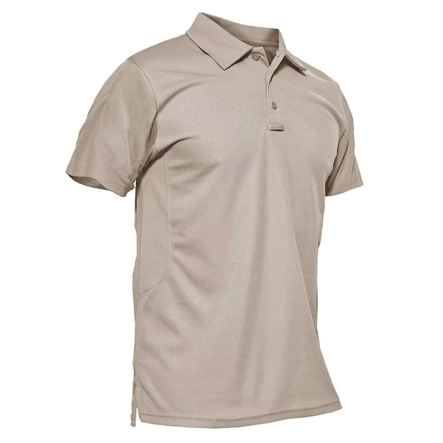 Men's Quick Dry Short Sleeve Polo Shirt, Casual Golf Daily Tops