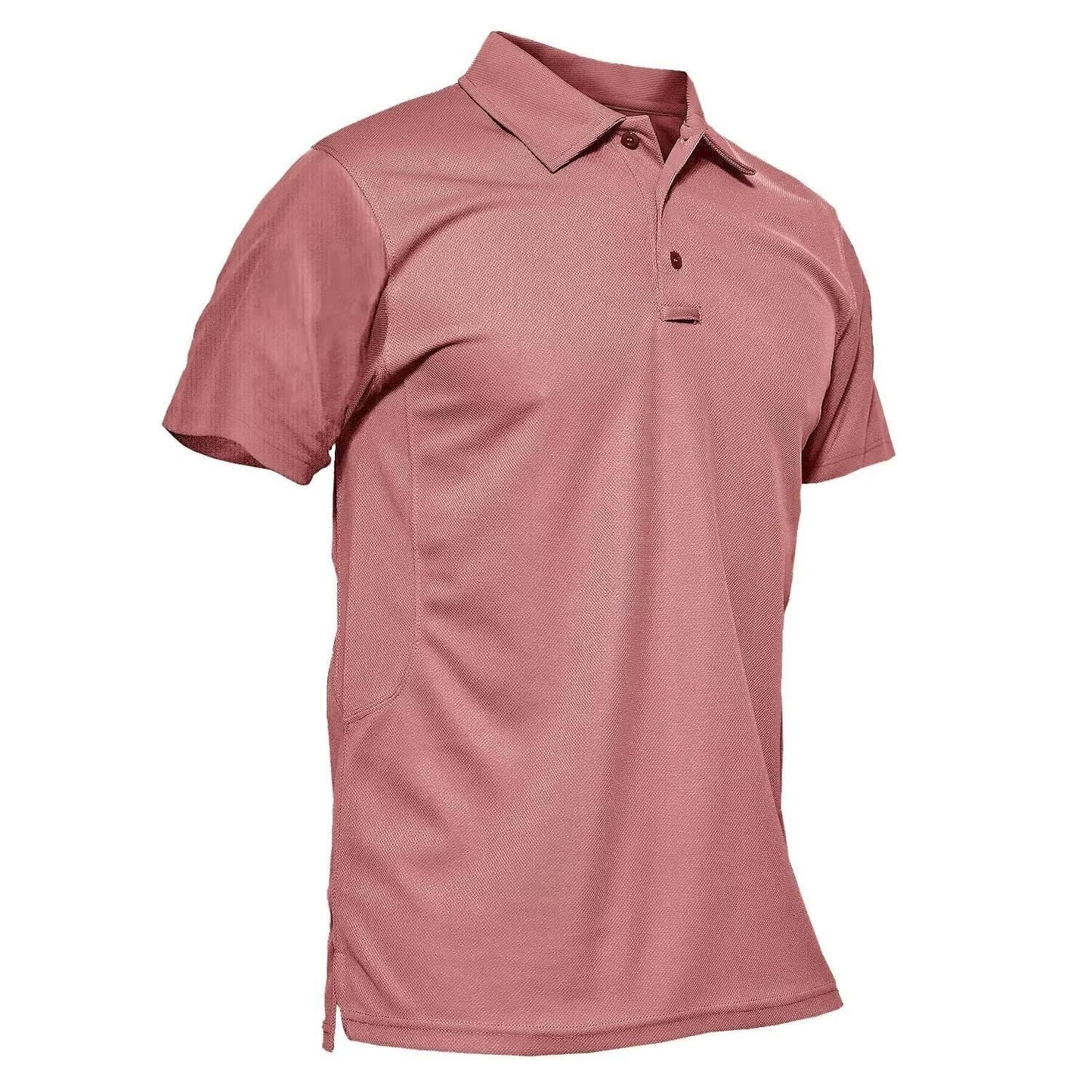 Men's Quick Dry Short Sleeve Polo Shirt, Casual Golf Daily Tops