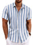 Men's Linen Shirts Short Sleeve Casual Shirts Button Down Shirt for Men Beach Summer Wedding Shirt