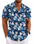 Men's Linen Shirts Short Sleeve Casual Shirts Button Down Shirt for Men Beach Summer Wedding Shirt