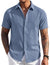 Men's Short Sleeve Button Down Casual Shirt, Lightweight Summer Shirts for Beach, Wedding, Vacation