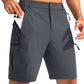 Men's Multi-Pocket Lightweight Outdoor Cargo Shorts, Casual Shorts for Hiking Golf Camping Could you recommend other men's outdoor apparel? Are hooded waterproof jackets available? What features do these hiking cargo shorts have?        What are the advan