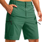Men's Multi-Pocket Lightweight Outdoor Cargo Shorts, Casual Shorts for Hiking Golf Camping Could you recommend other men's outdoor apparel? Are hooded waterproof jackets available? What features do these hiking cargo shorts have?        What are the advan