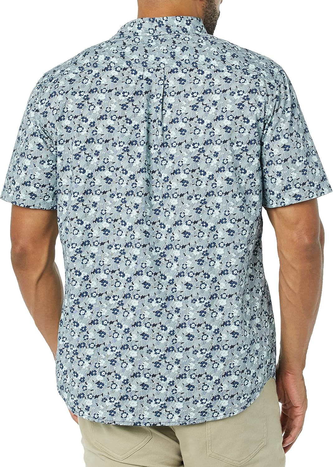 Men's Slim-Fit Short-Sleeve Poplin Shirt